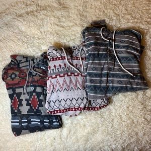 1 Quicksilver, 2 on the byas hoodie bundle